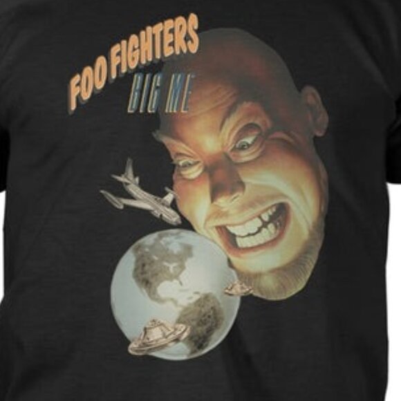 Foo Fighters Big Me Globe Rock Band Tour Music Fan Graphic Streetwear T-Shirt 05 - Picture 2 of 5